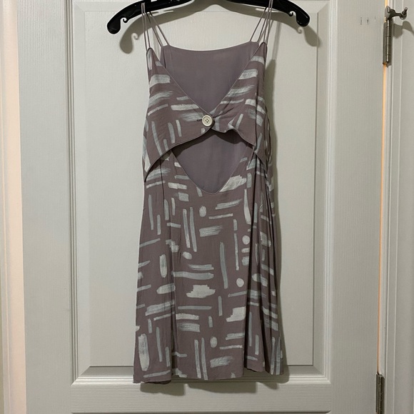 Silence & Noise Lavender Spaghetti Strap Dress - Picture 3 of 8